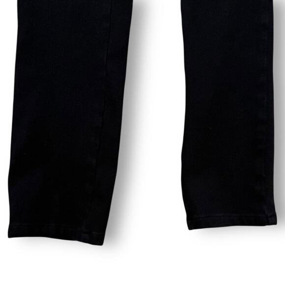 Belle by Kim Gravel Straight Leg Flexibelle Pants Black Modern Classic Size 4 - Picture 5 of 8